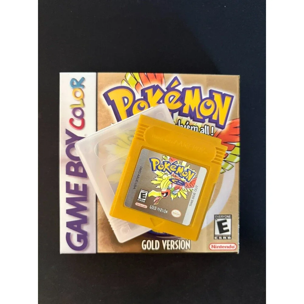 NEW Pokémon Gold Version GBC Cartridge Only Tested Saves FAST SHIP
